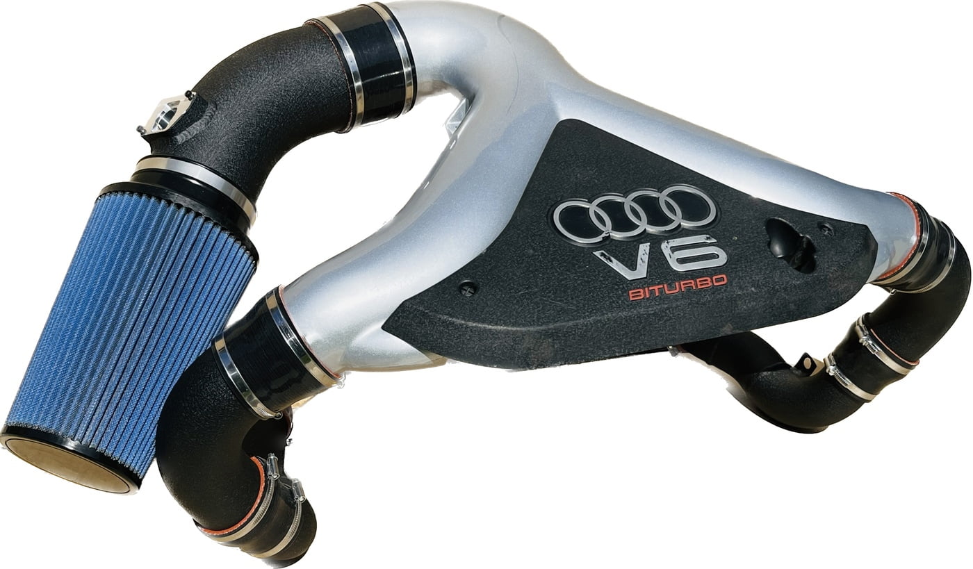 Silver Y-Pipe, Black MAF and inlets