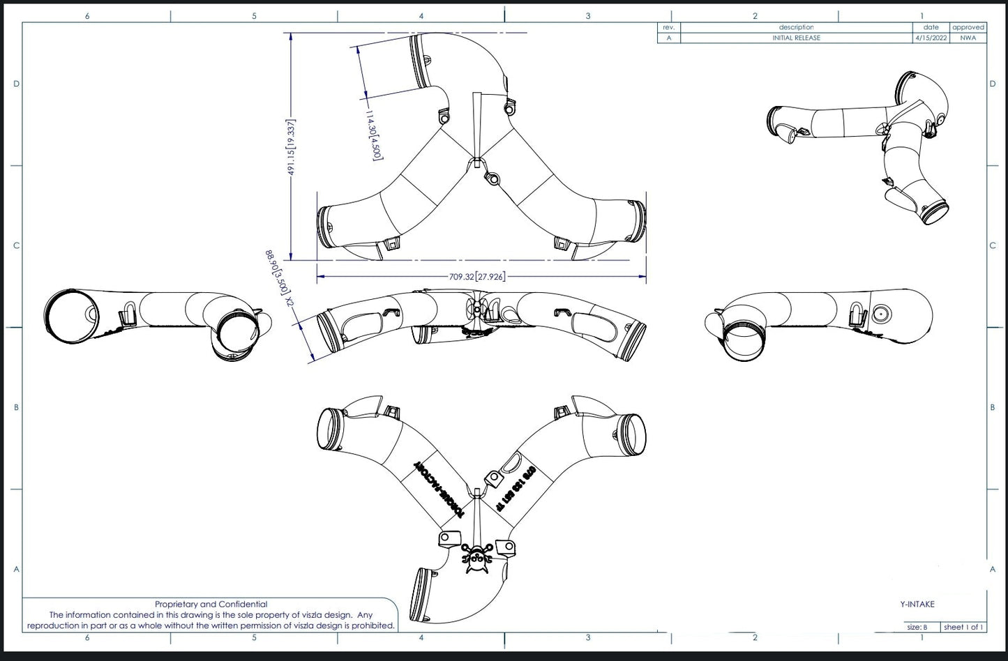 Torque Factory Monster Y-Pipe