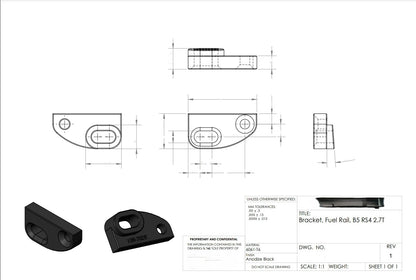 Torque-Factory 2.7t Fuel Rails, -8AN