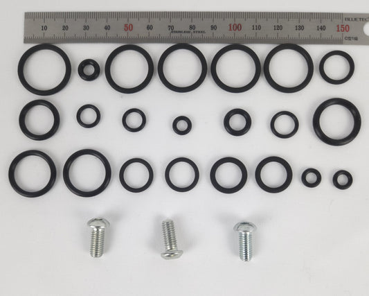 O-Ring, Viton, Engine Oil Kit - 25 Pieces for Audi 2.7T